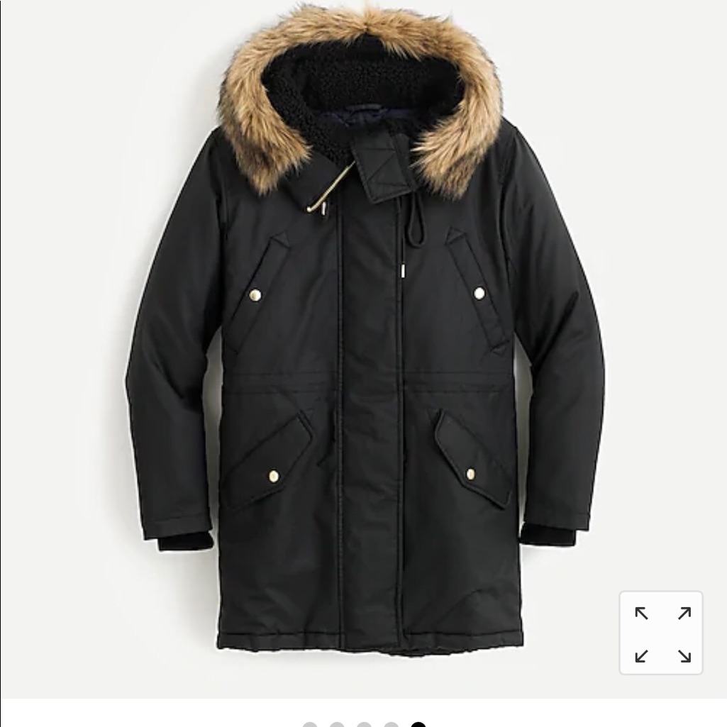 Jcrew Parka With Eco-Friendly Primaloft